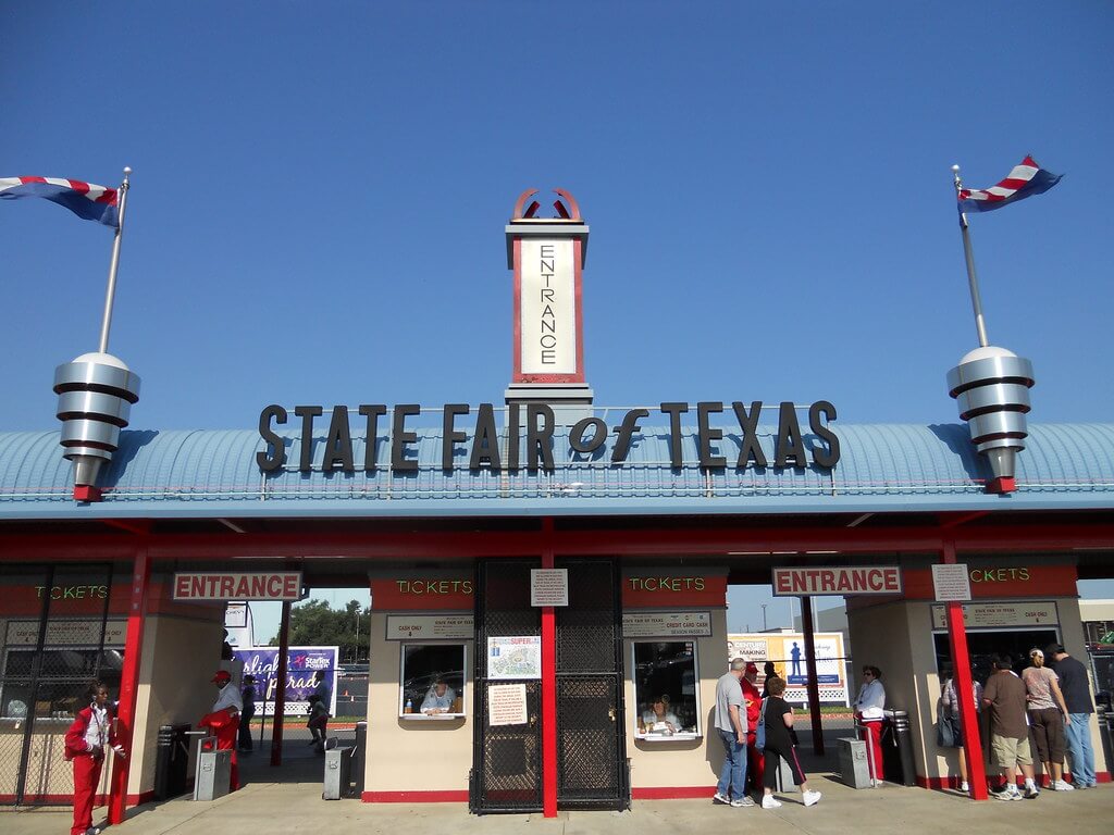 image of Texas State Fair entrance