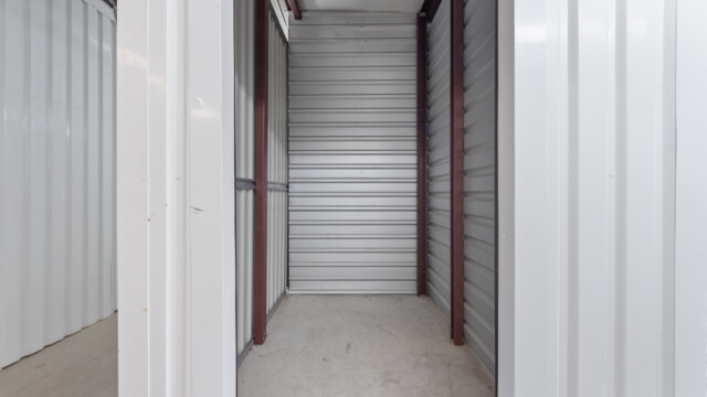 open temperature-controlled storage unit at Storage Depot in Wylie, TX