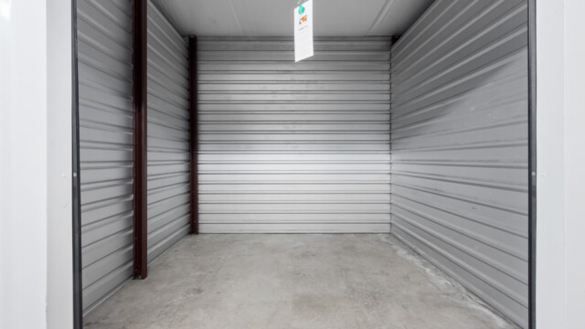 open temperature-controlled storage unit at Storage Depot in Wylie, TX